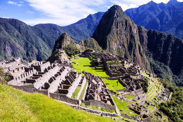 Machu Picchu, Peru bir tarihsel kutsal 1981 yılında ve 1983 yılında Unesco Dünya Mirası. Bir yeni dünyanın yedi harikası  - Fotoğraf, Görsel