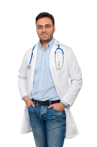 Young doctor man - Фото, изображение