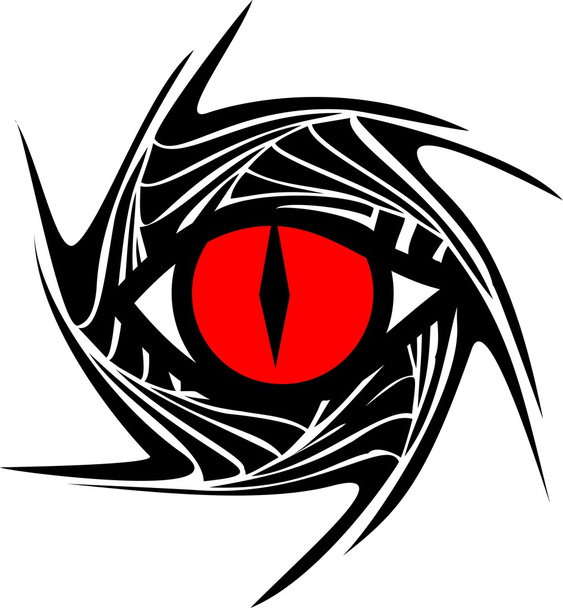 Ojo de dragón, ojo de dragón
 - Vector, Imagen