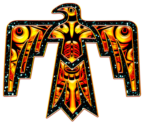 Thunderbird sagrado - símbolo americano nativo
 - Foto, Imagem
