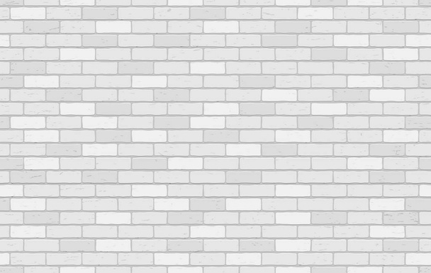 Textura de parede de tijolo branco sem costura ou fundo com espaço de cópia para exibição de design de conteúdo para produto de publicidade. Ilustração vetorial
 - Vetor, Imagem