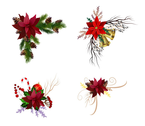 Elementi natalizi per i tuoi disegni
 - Vettoriali, immagini