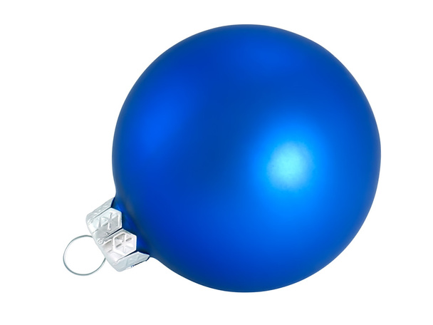 bola de Navidad azul - Foto, imagen