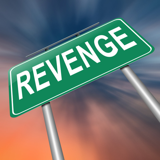 Revenge concept. - Foto, Bild