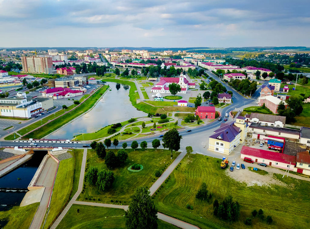 Veduta aerea del centro storico di Orsha Bielorussia
 - Foto, immagini