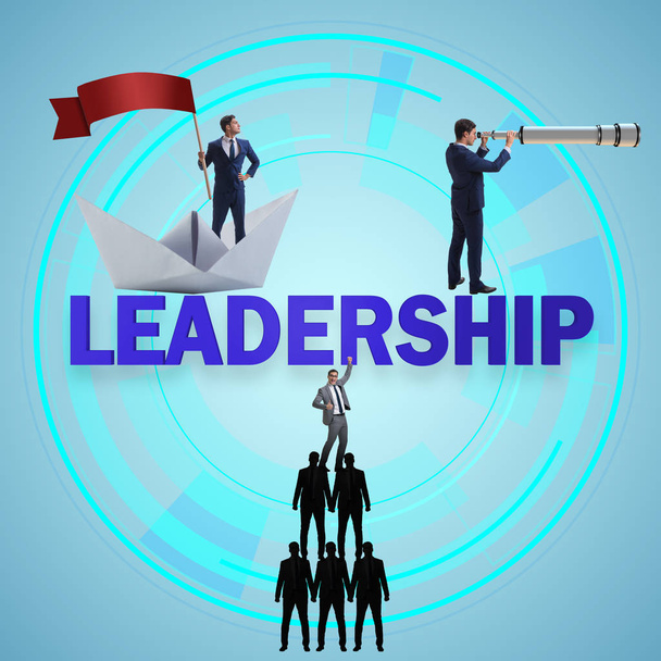 Conceito de liderança com muitas situações de negócio
 - Foto, Imagem