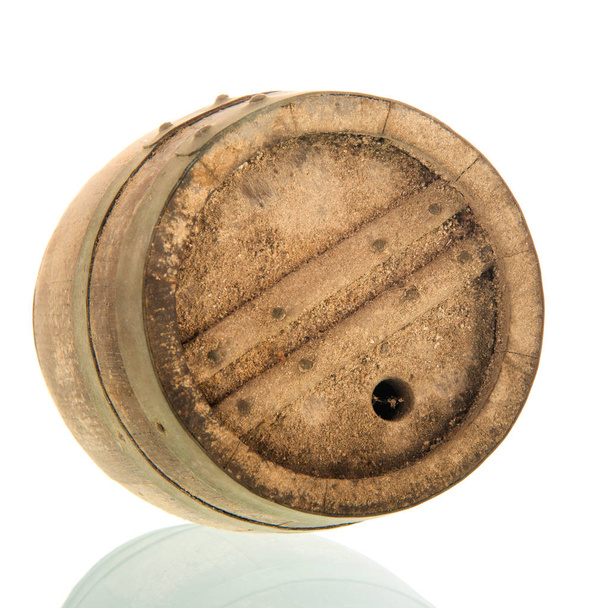 Old wooden barrel isolated over white background - Foto, immagini