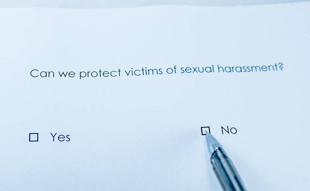 Can we protect victims of sexual harassment? - Photo, Image