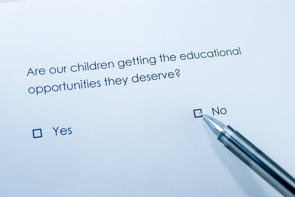 Are our children getting the educational opportunities they deserve? - Photo, Image