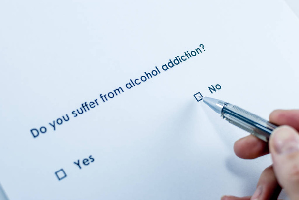 Do you suffer from alcohol addiction? - Photo, Image