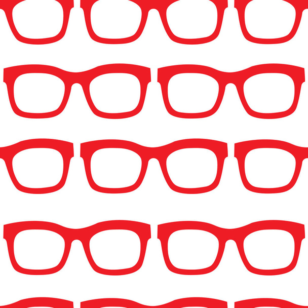 Vektor varrat nélküli mintát a divatos szemüveg. Divat illusztráció háttér. - Vektor, kép