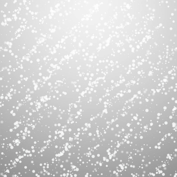 Amazing falling snow Christmas background. Subtle  - Vector, Image
