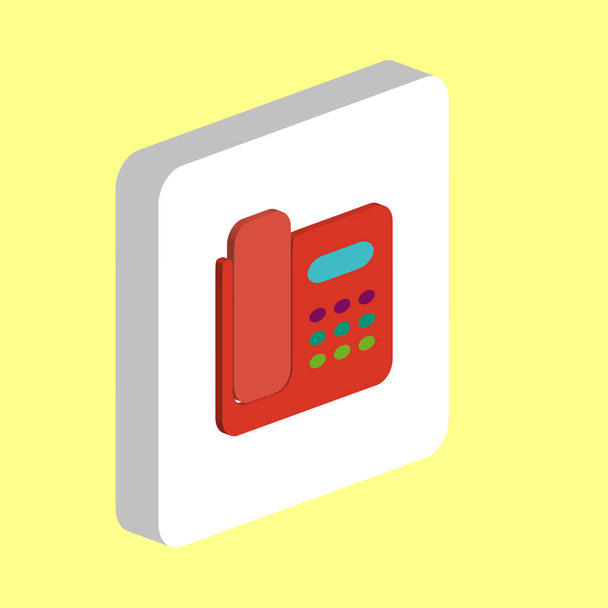Символ компьютера Office Phone
 - Вектор,изображение