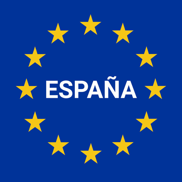 España señalización vial fronteriza ilustración
 - Foto, imagen