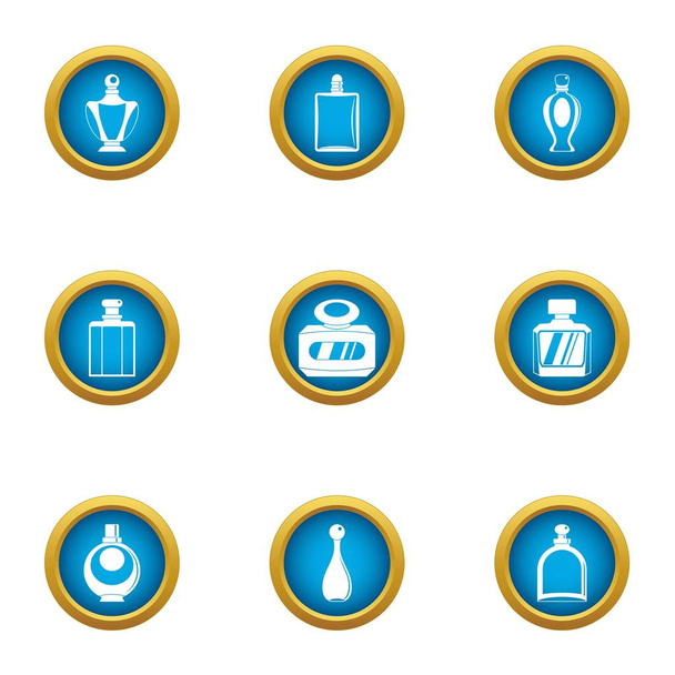 Redolence icons set, flat style - Vector, afbeelding