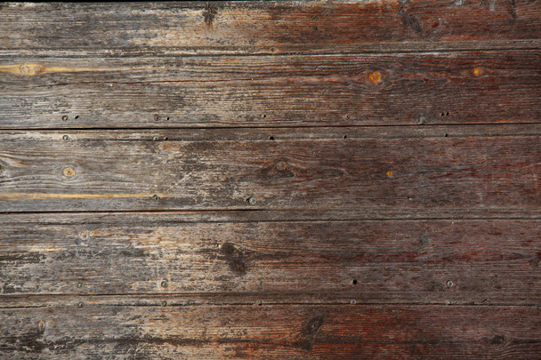Holzwand mit horizontalen Brettern - Foto, Bild