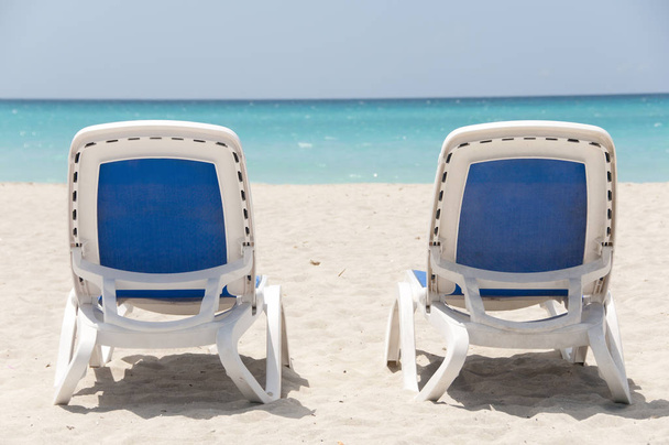 Strand szék - Varadero - Kuba - Fotó, kép