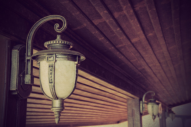 Linterna, imagen de estilo vintage
 - Foto, imagen