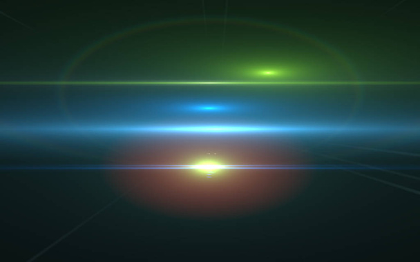 Абстрактное изображение вспышки солнечного света. винтажная световая вспышка
 - Фото, изображение
