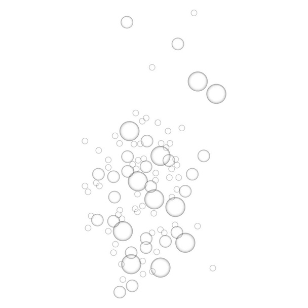 Icono de burbujas de ducha, estilo realista
 - Vector, imagen