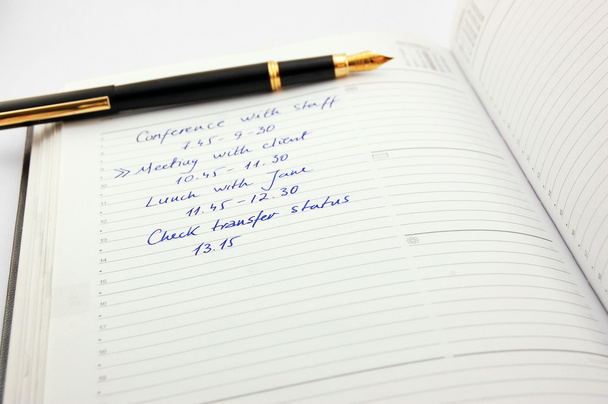 Ручка и повестка дня
 - Фото, изображение