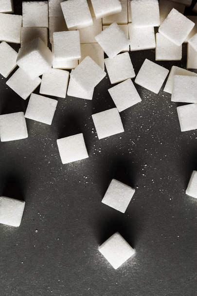 close up of background of sugar cubes - Valokuva, kuva