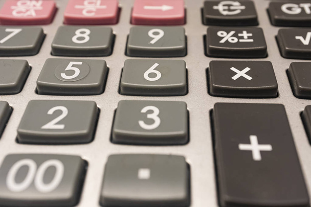 close up calculator and keys - Photo, Image