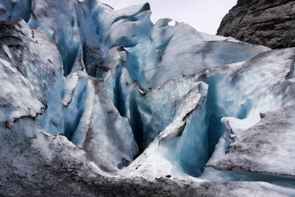 Η ομορφιά των πεδίων Νορβηγικά παγετώνα - Φωτογραφία, εικόνα
