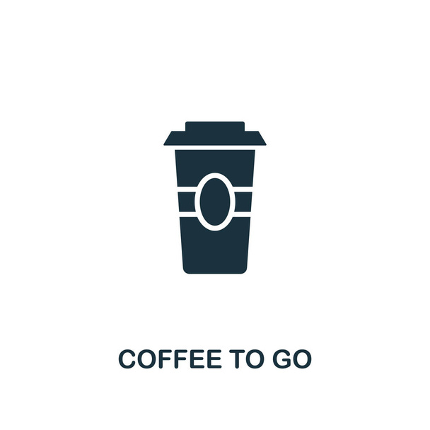 Coffee To Go icon. Premium style design from coffe shop icon collection. UI and UX. Pixel perfect coffee to go icon. For web design, apps, software, print usage. - Fotografie, Obrázek
