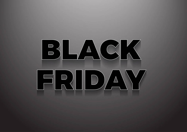 Black friday sale, vector background - Vector, Image