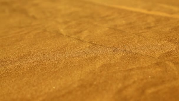 όμορφη γραφική αμμόλοφους στην έρημο, Ομάν  - Πλάνα, βίντεο