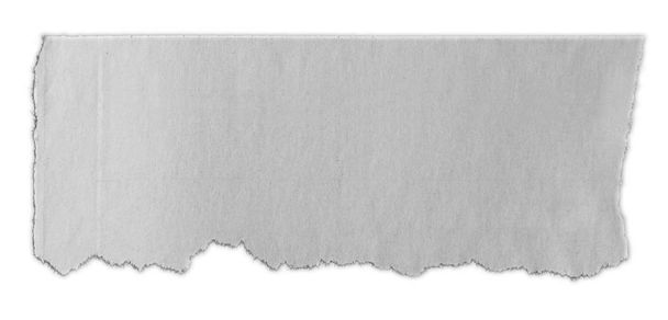 Шматок рваного паперу ізольовано на звичайному фоні
  - Фото, зображення