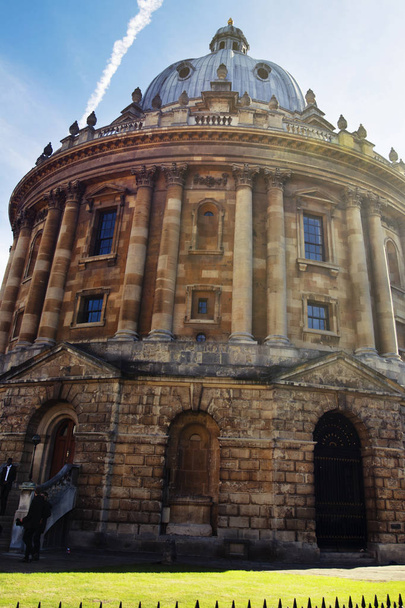 Oxford, United Kingdom. October 13, 2018 - The Bodleian Library, the main research library of the University of Oxford, - Zdjęcie, obraz