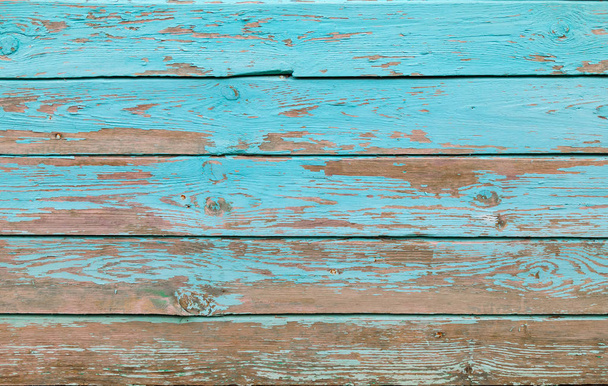 Blue wood planks texture wall for design  - Foto, Imagen