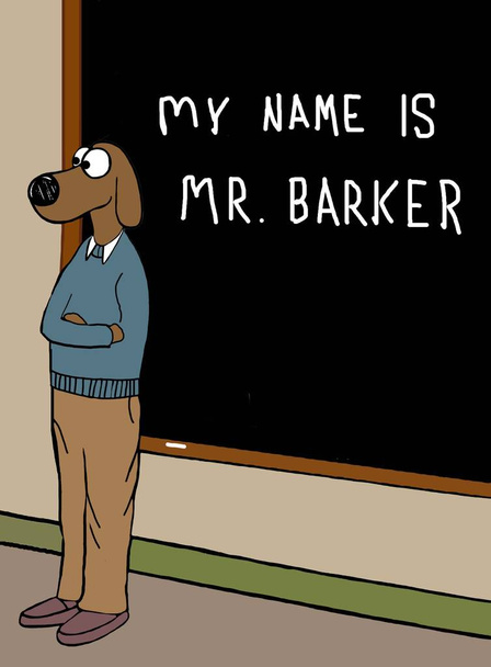 Le nouveau professeur est un chien
 - Photo, image