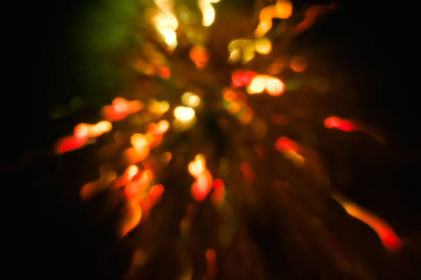 blur lens flare glow light stripe festive firework - Photo, image