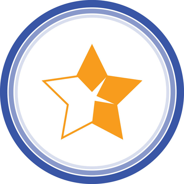 yellow star web icon stock vectors - Vector, Image