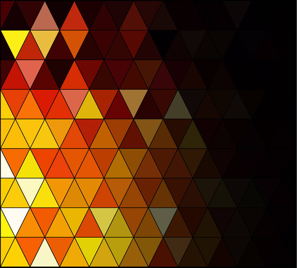 Yellow Square Grid Mosaic Background, Creative Design Templates - Vektor, Bild