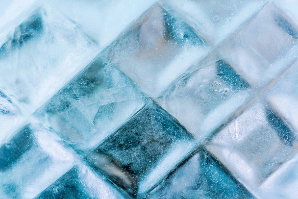 Ice background with an abstract pattern - Φωτογραφία, εικόνα
