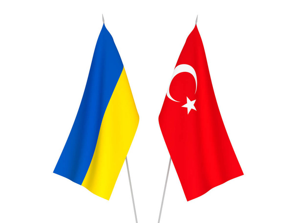 Ukrajna, és Törökország zászlók - Fotó, kép