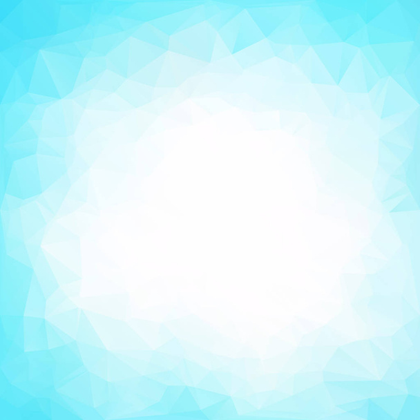 kék poligonális mozaik háttér, kreatív tervezési sablonok - Vektor, kép