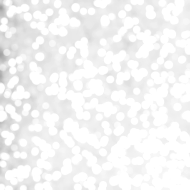Defocused Unique Abstract Gray White Bokeh Festive Lights - Photo, Image