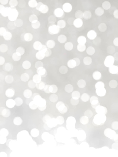 Lumières festives Bokeh blanches abstraites uniques déconcentrées
 - Photo, image