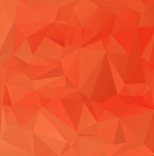 Πορτοκαλί φόντο πολυγωνικό μωσαϊκά, δημιουργικό σχεδιασμό πρότυπα - Διάνυσμα, εικόνα