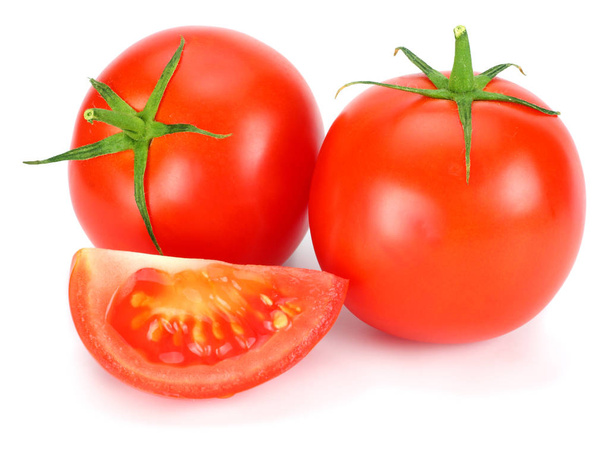fresh tomato isolated on white background. close up - Valokuva, kuva
