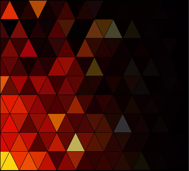 Yellow Square Grid Mosaic Background, Creative Design Templates - ベクター画像