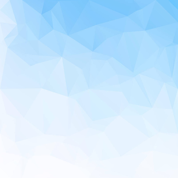 Blue Polygonal Mosaic Background, Creative Design Templates - ベクター画像