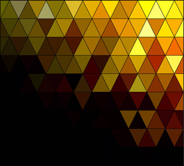 Yellow Square Grid Mosaic Background, Creative Design Templates - Vektori, kuva