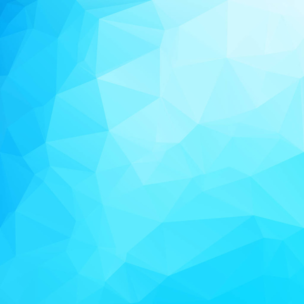 fondo de mosaico poligonal azul, plantillas de diseño creativo - Vector, Imagen