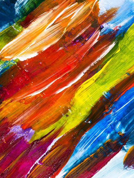 Colorato luminoso creativo astratto dipinto a mano sfondo, texture pennello, frammento di pittura acrilica su tela. Arte moderna. Arte contemporanea
. - Foto, immagini